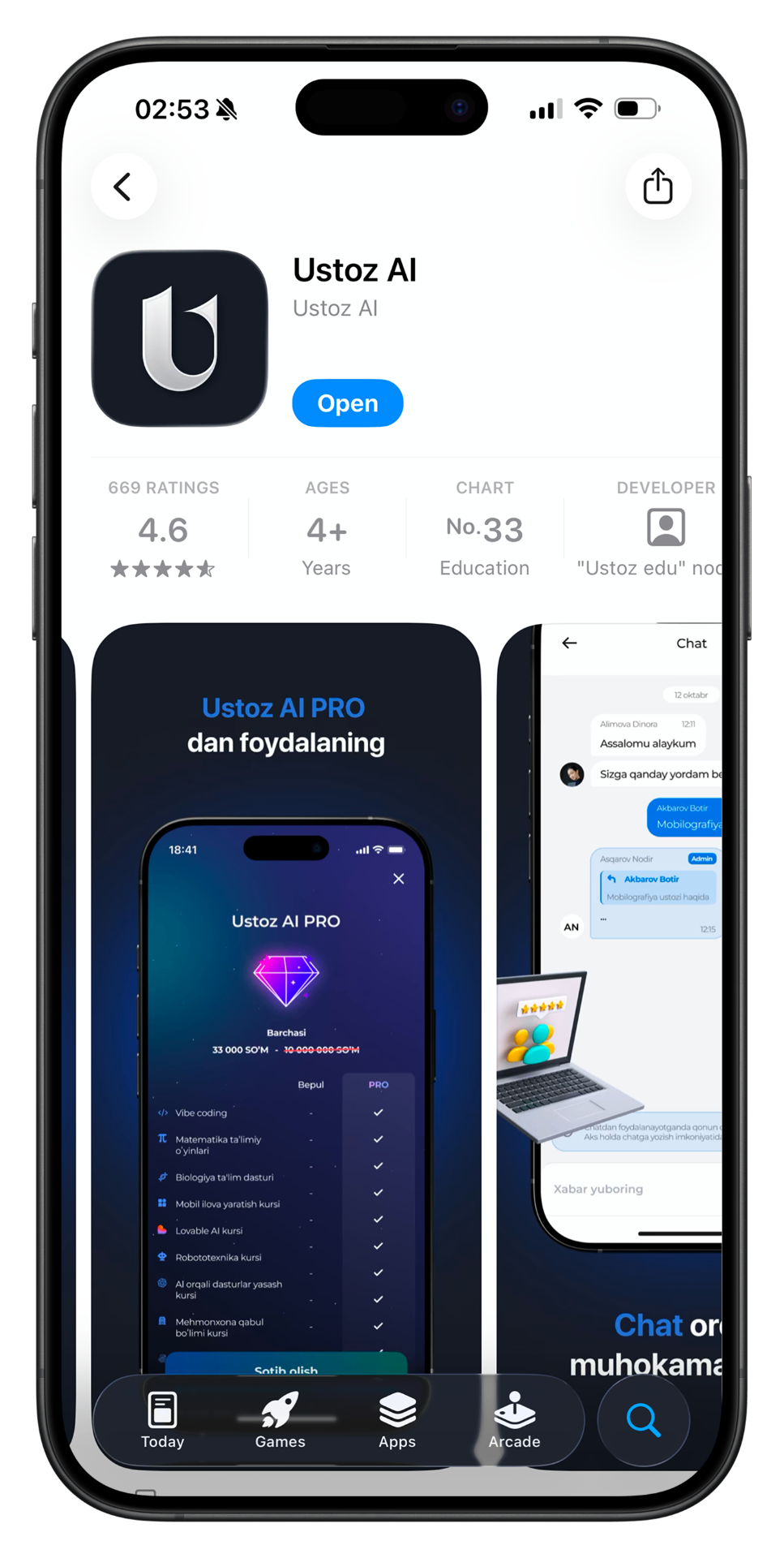 1. App Store / Play Market'dan yuklab oling